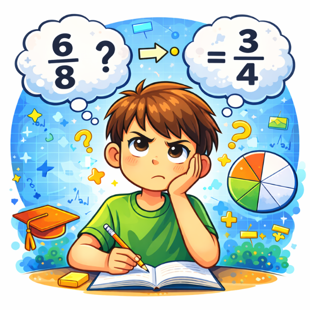 ย่อเศษส่วนให้เป็นอย่างต่ำ